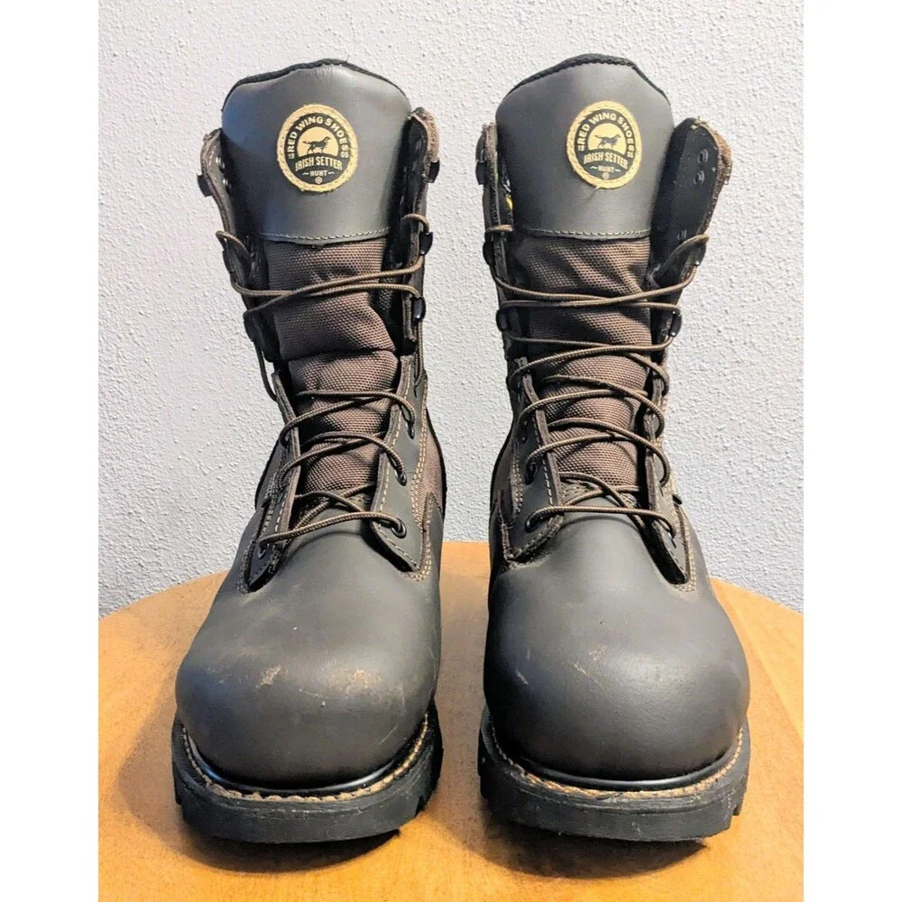 Irish Setter Men's 9.5 Gunflint II Leather Hunt Boots Ultra Dry Insulated 2812